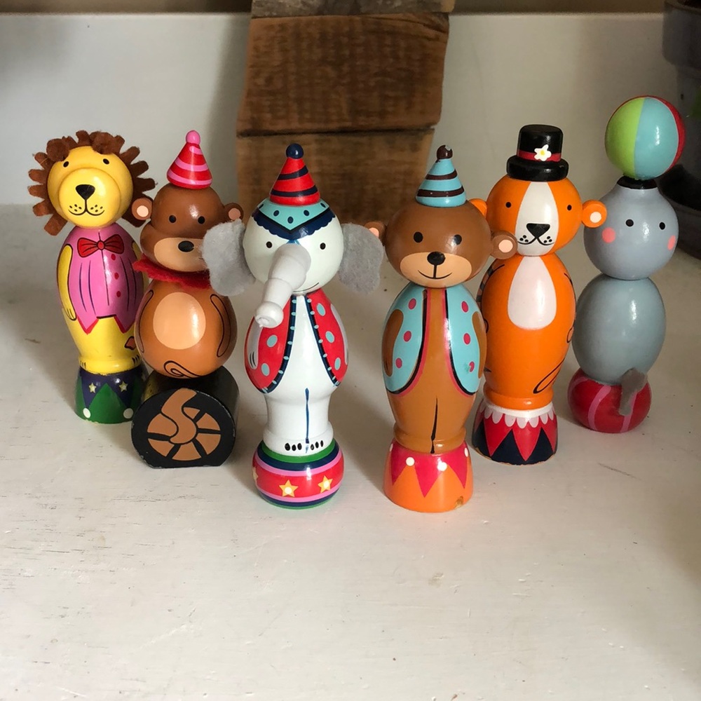 Orange Tree Toys Vintage Circus Bowling Set